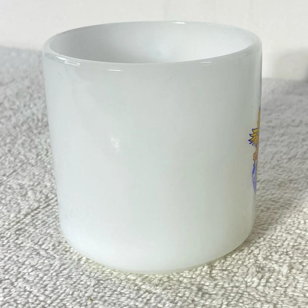 Vintage Royal Canadian Air Cadets White Milk Glass Mug Coffee Cup - Picture 9 of 12